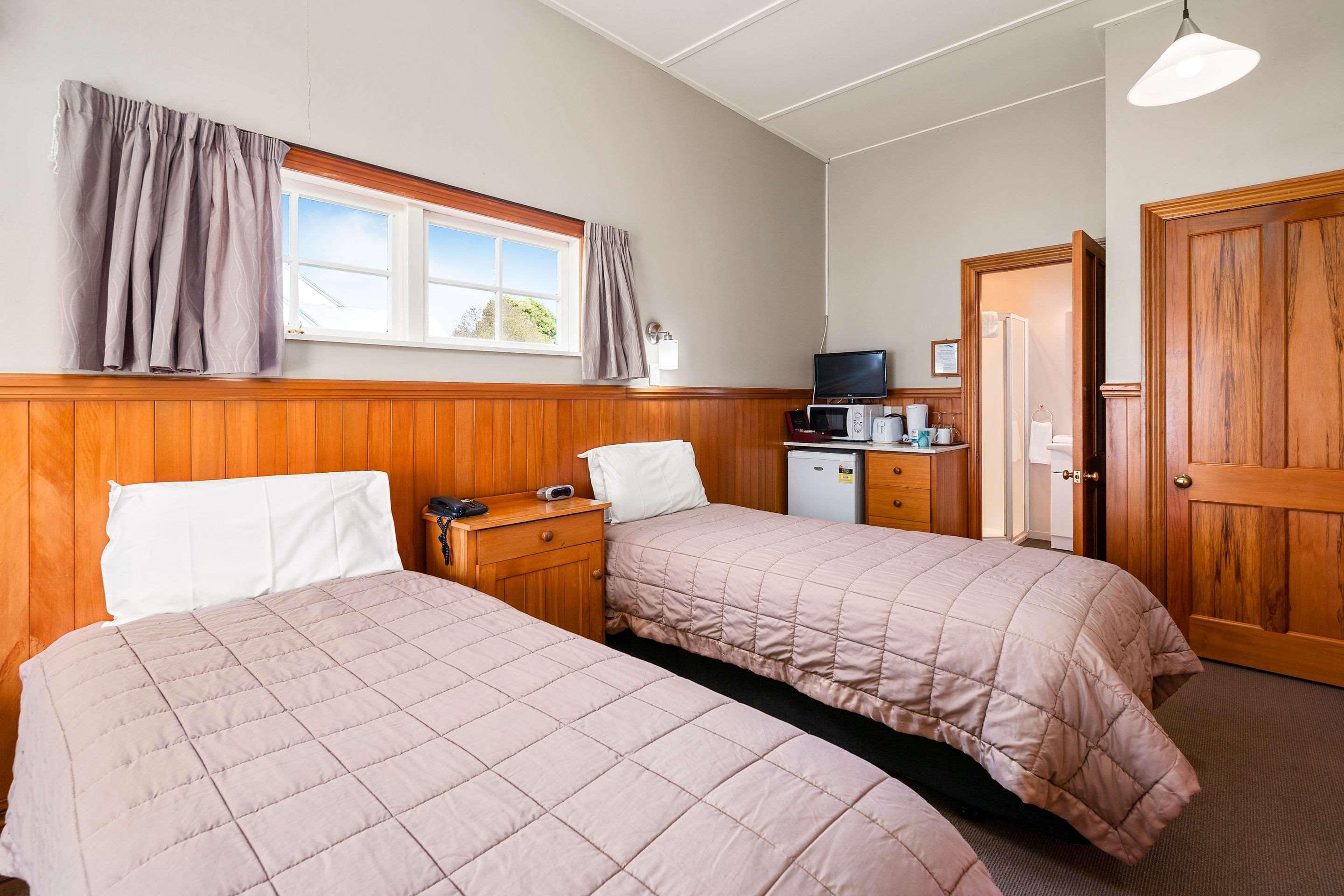Huka Falls Resort Taupo Exterior foto A typical room at the hotel